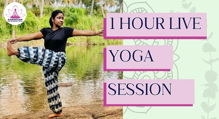 course | ONE HOUR LIVE YOGA SESSION 